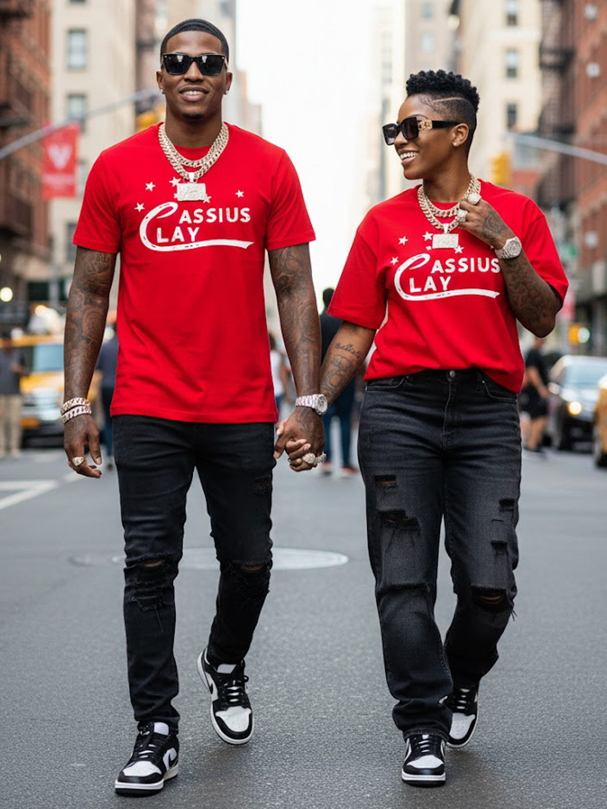100% Cotton Unisex "CASSIUS CLAY" Vintage Boxing Graphic T-Shirt | Retro Sports Legend Streetwear Tee