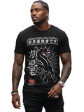 100% Cotton "World's Strongest Panther" Japanese Art Graphic T-Shirt