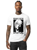 100% Cotton "Spiritual Ruler" Anime Aesthetic Graphic T-Shirt