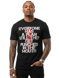 100% Cotton Unisex "Everyone Has A Plan" Quote Graphic T-Shirt | Boxing Streetwear Tee