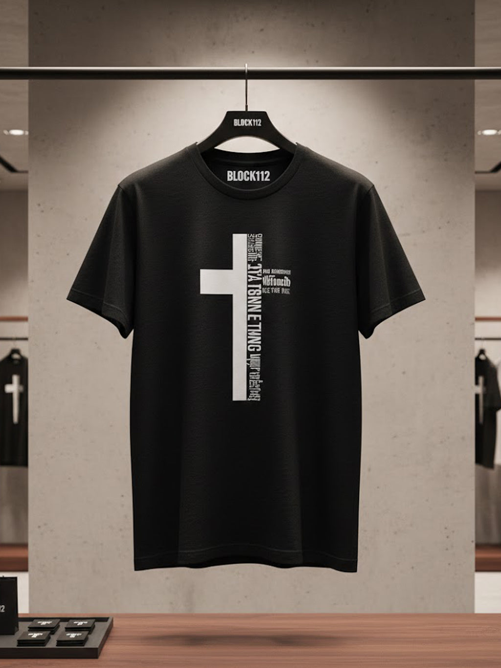 100% Cotton The Simple Thing (Cross)" Faith Graphic T-Shirt