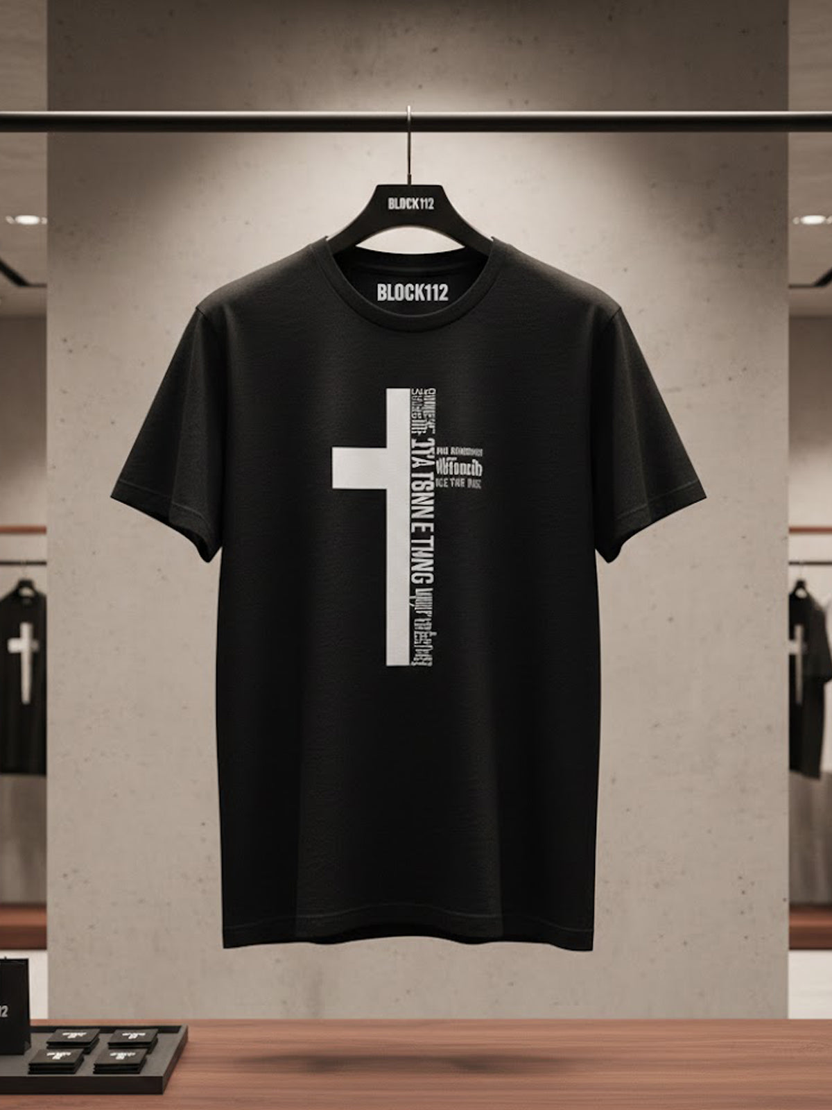 100% Cotton The Simple Thing (Cross)" Faith Graphic T-Shirt