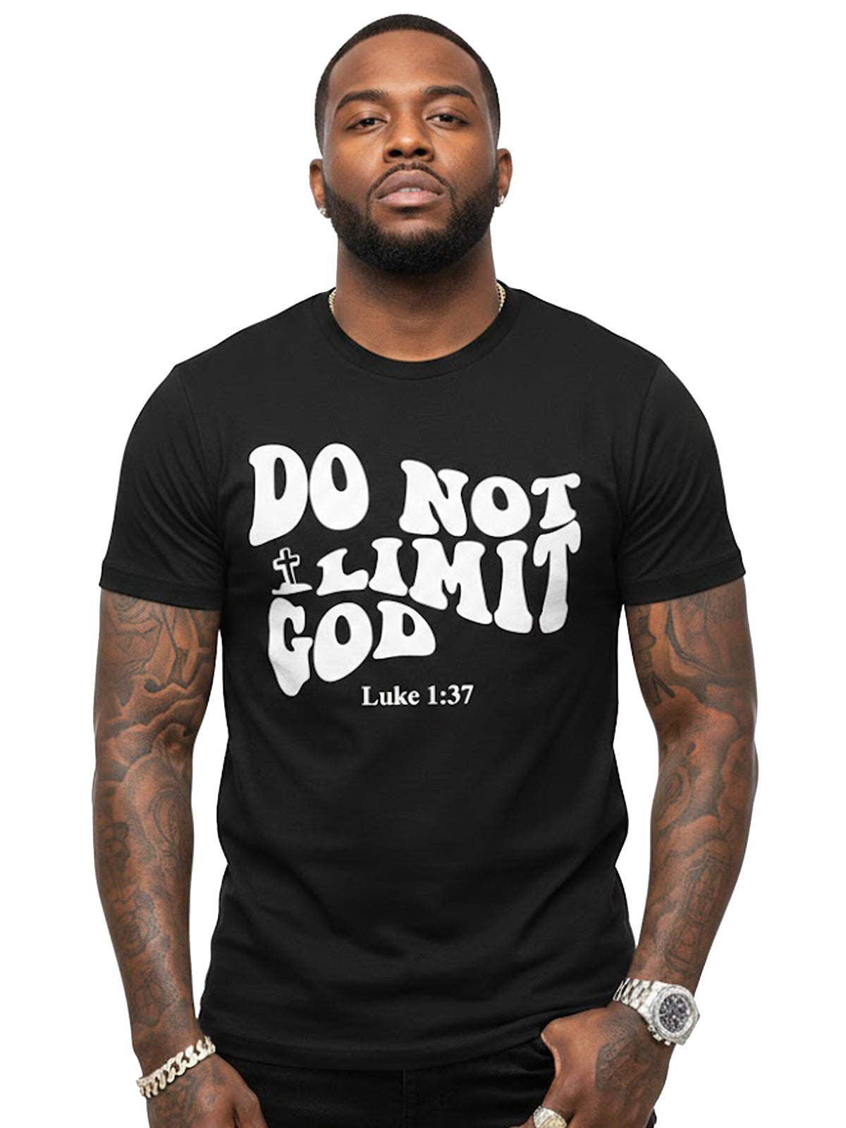 100% Do Not Limit God Short Sleeves  Graphic T shirts