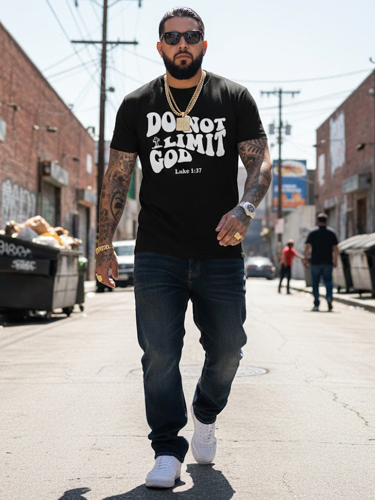100% Do Not Limit God Short Sleeves  Graphic T shirts