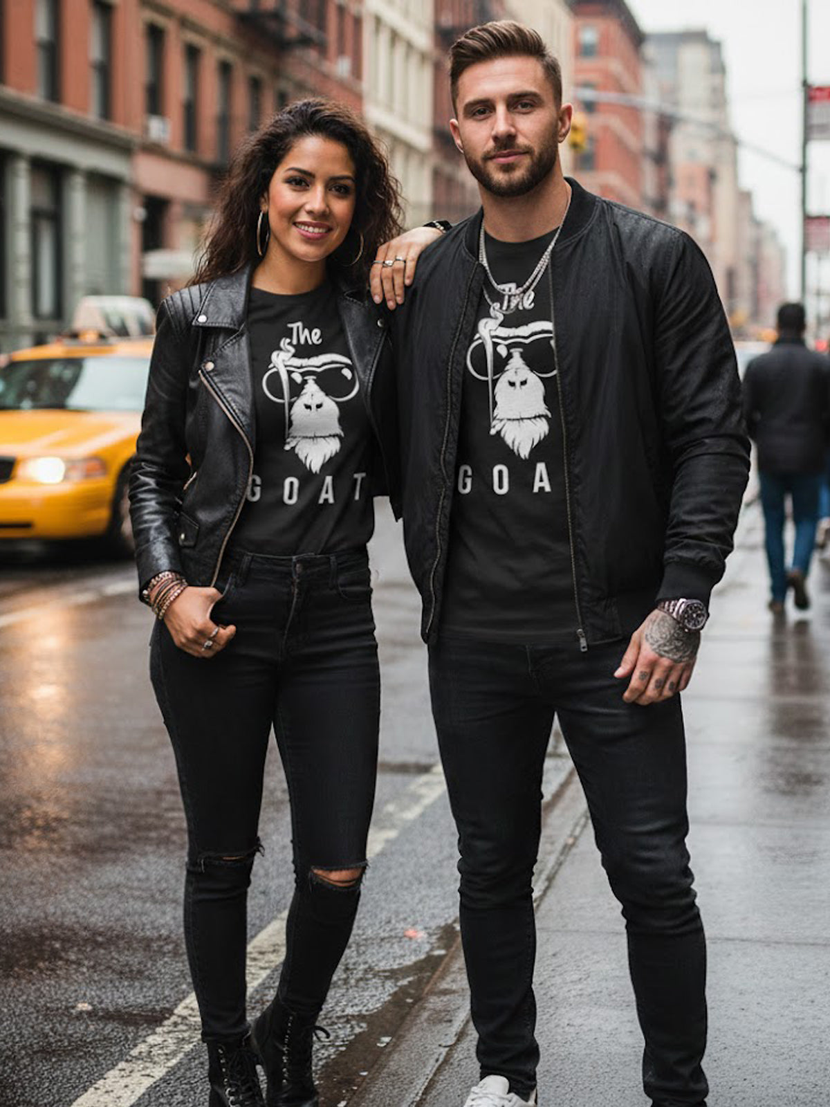 100% Cotton "The GOAT" Graphic Tee.