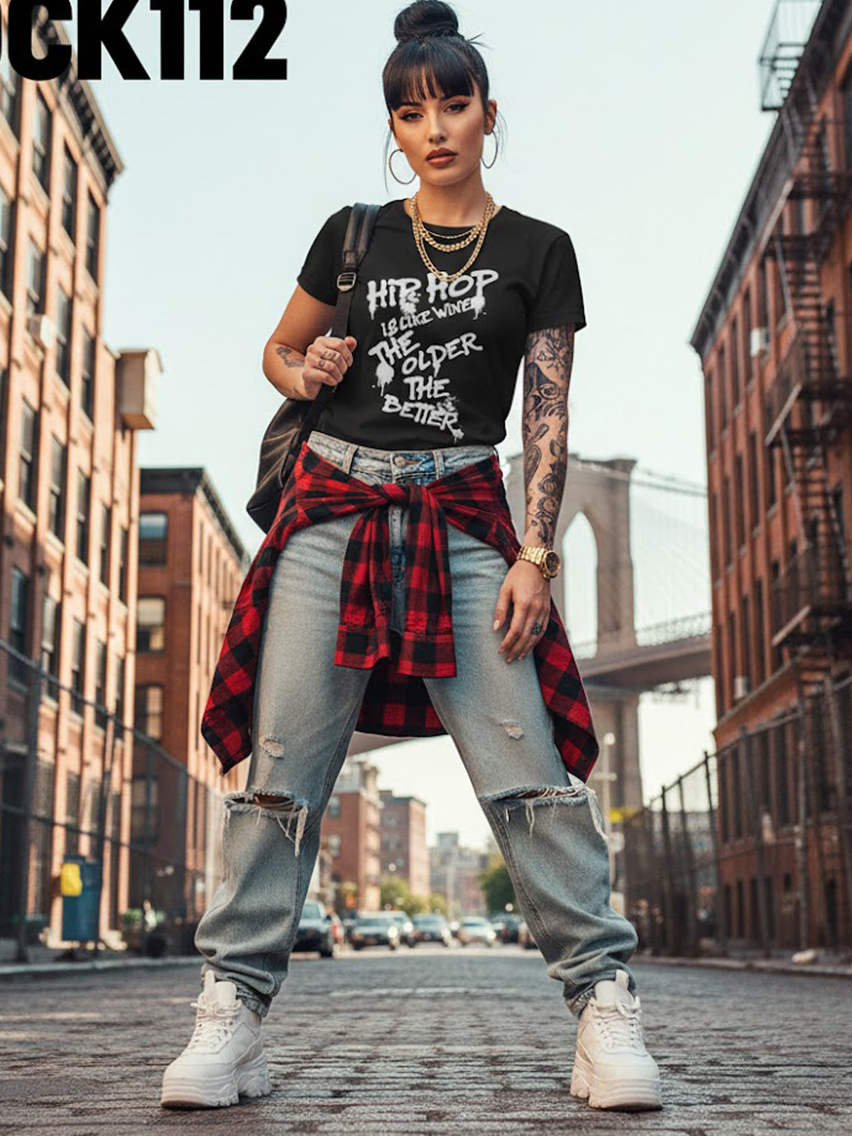 100% Cotton Unisex "Hip Hop Is Like Wine" Graffiti Graphic T-Shirt | Vintage Hip-Hop Streetwear Tee