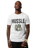 100% Cotton "HUSSLE" Money Stack Graphic T-Shirt