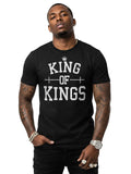 100% Cotton Unisex "King of Kings" Crown Graphic T-Shirt | Bold Streetwear Tee