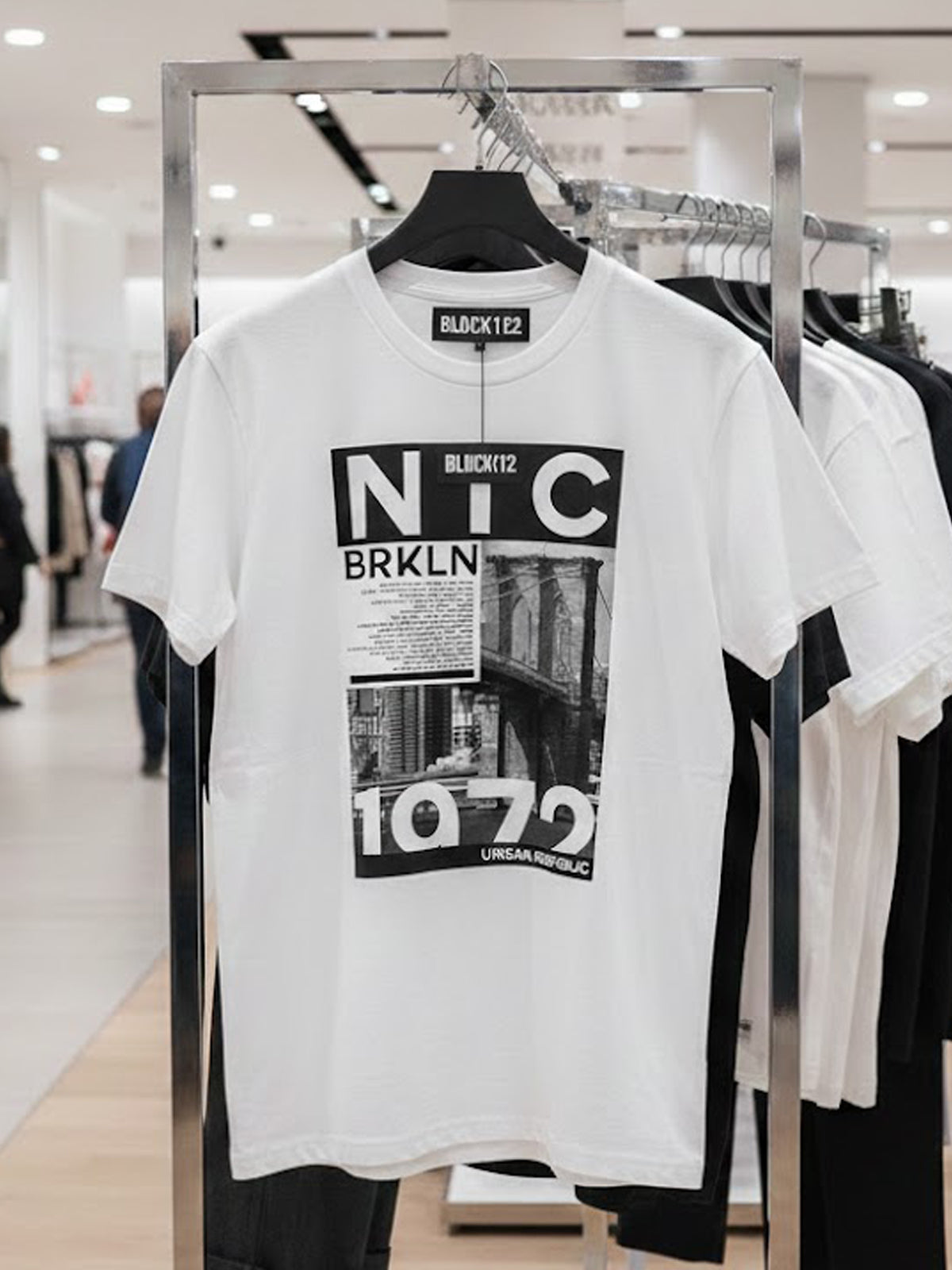 100% Cotton Unisex "NYC BRKLN 1972" Urban Republic Graphic T-Shirt | Heritage Streetwear Tee