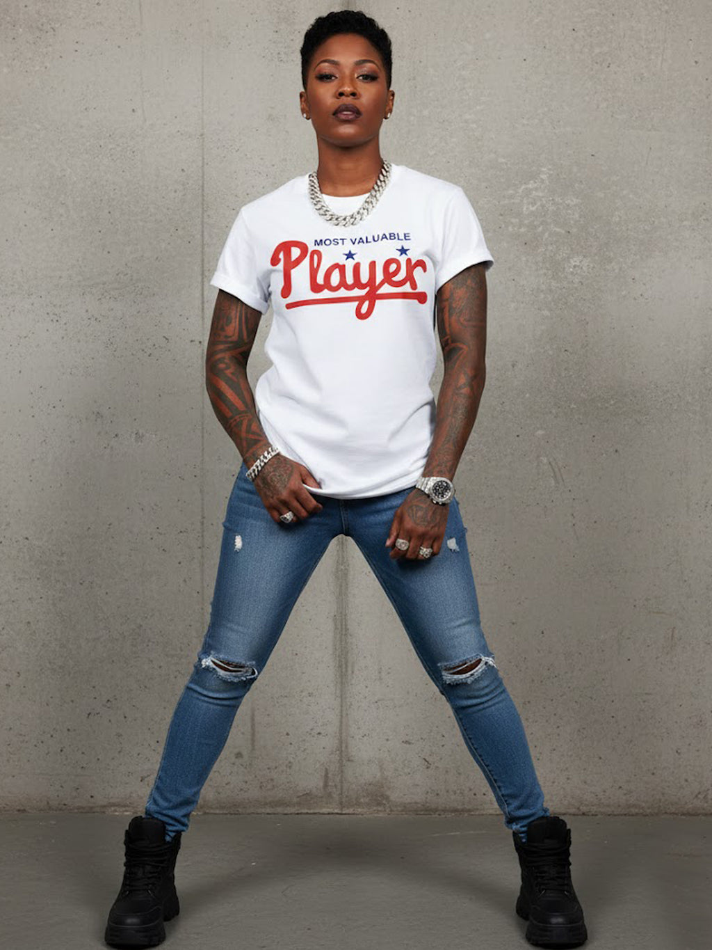 100% Cotton Unisex "Most Valuable Player" Graphic T-Shirt | Retro Sports Streetwear Tee