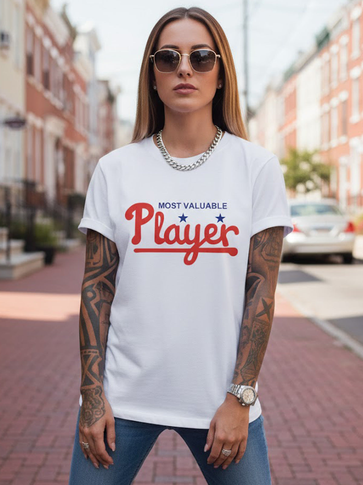 100% Cotton Unisex "Most Valuable Player" Graphic T-Shirt | Retro Sports Streetwear Tee