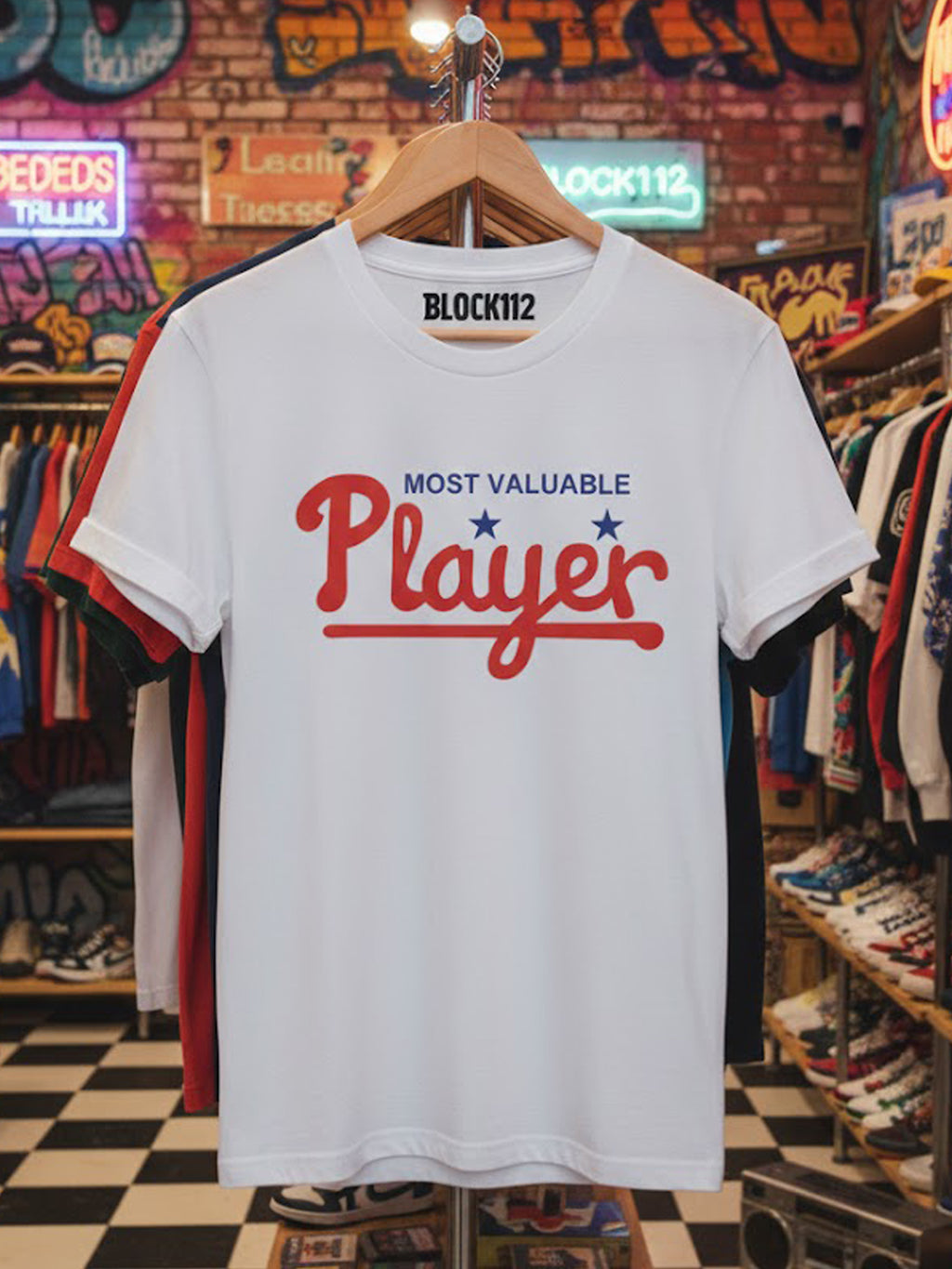 100% Cotton Unisex "Most Valuable Player" Graphic T-Shirt | Retro Sports Streetwear Tee