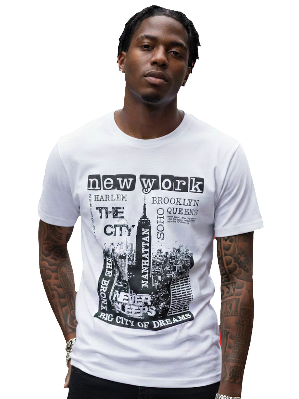 100% Cotton "New York - Big City of Dreams" Graphic T-Shirt